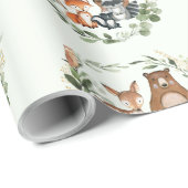 Grüne Goldwald-Kleintiere Geschenkpapier (Rolleneckpunkt)