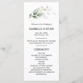 Grüne Goldzeremonie der botanischen Foliage Blätte Programm (Vorderseite)