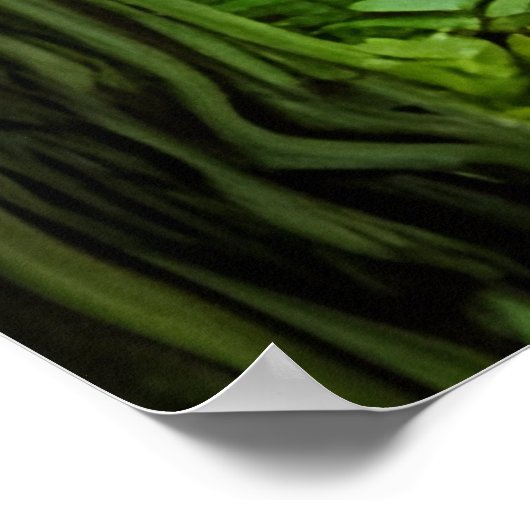 Grüne Göttin im Zauberwald Poster (Ecke)