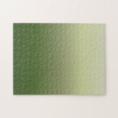 Grüne Gradient Minimal Design schwierig Puzzle (Horizontal)