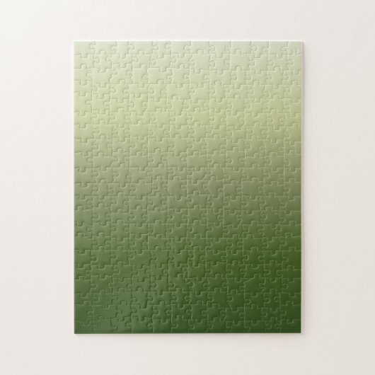 Grüne Gradient Minimal Design schwierig Puzzle (Vertikal)