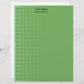 Grüne Gradientenpunkte Briefkopf (Vorne/Hinten)