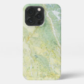Grüne Gradientmarmor iPhone Hülle (Rückseite)