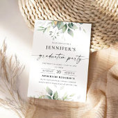 Grüne Graduation Party Einladung