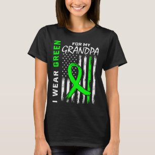 Grüne Grandpa Nierenerkrankung Zerebral Palsy Awar T-Shirt