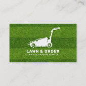 Grüne Gras QR-Code und Soziales für Rasenflächen/G Visitenkarte (Vorderseite)