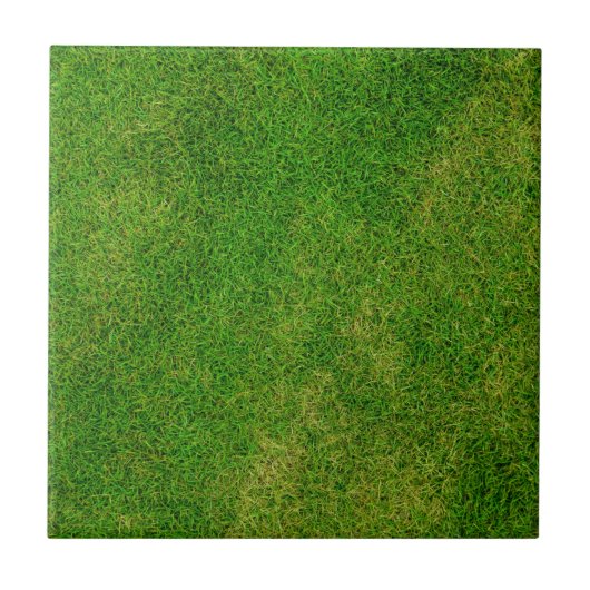 Grüne Gras Textur Fliese (Vorderseite)