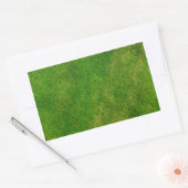 Grüne Gras Textur Rechteckiger Aufkleber (Umschlag)