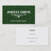 Grüne Gras-Visitenkarten Visitenkarte (Vorne/Hinten)