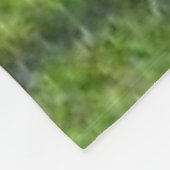 Grüne Grasdecke Fleecedecke (Ecke)