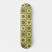 Grüne Gräser aus bittkörnigen Olive Skateboard (Vorne)