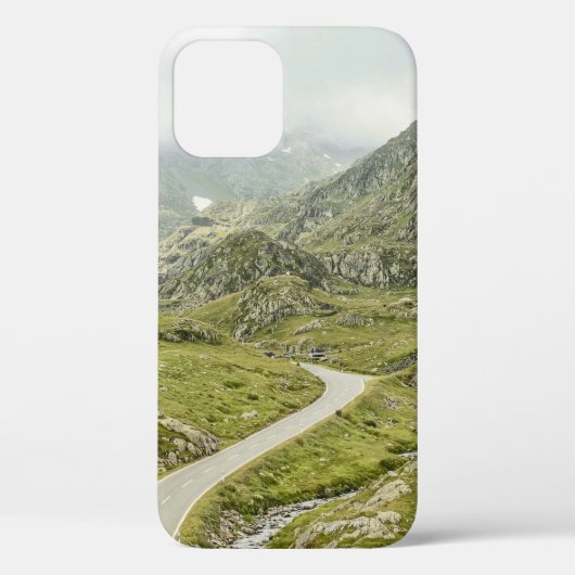 GRÜNE GRASS FELD UND BERG Case-Mate iPhone HÜLLE (Rückseite)