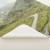 GRÜNE GRASS FELD UND BERG SHERPADECKE (3/4)