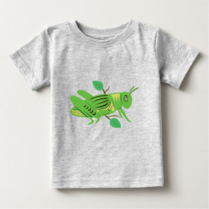 Grüne Grasshopper Baby T-shirt