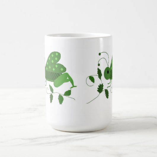 Grüne Grasshopper Kaffeetasse (Mittel)