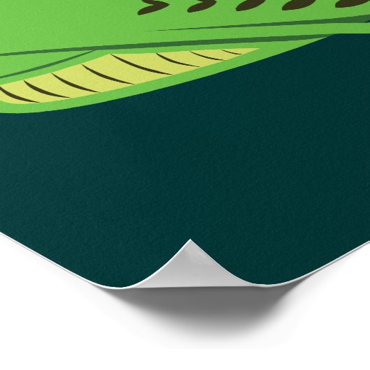 Grüne Grasshopper Poster (Ecke)