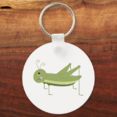 Grüne Grasshopper Schlüsselanhänger (Vorderseite)