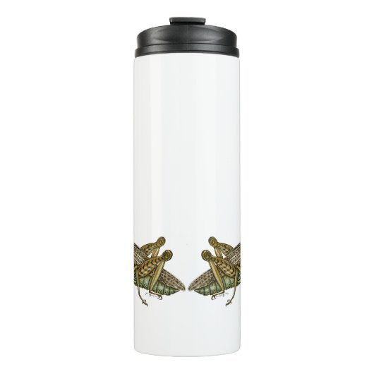 Grüne Grasshopper Thermosbecher (Vorderseite)