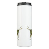 Grüne Grasshopper Thermosbecher (Rückseite)