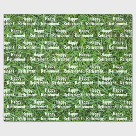 Grüne Grasversorgung Geschenkpapier (Flach)