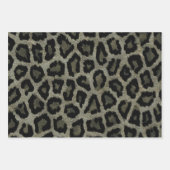 Grüne, graue Leopardenfarbe Geschenkpapier Set (Vorderseite 3)