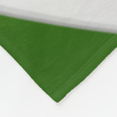 Grüne graue Mannschaft Farben Volleyball-Athleten  Fleecedecke (Ecke)