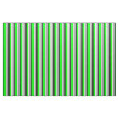 Grüne graue Streifen Textil Stoff (Yard (91,4 cm))