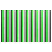 Grüne graue Streifen Textil Stoff (Fat Quarter (45,7 x 55,9 cm))