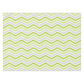 Grüne, graue und weiße Zickzack Tischdecke (Vorderseite (Horizontal))