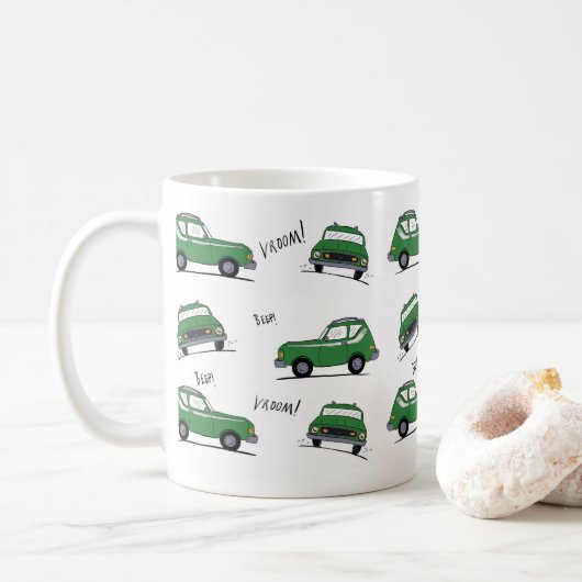 Grüne Gremlin Tasse (Mit Donut)