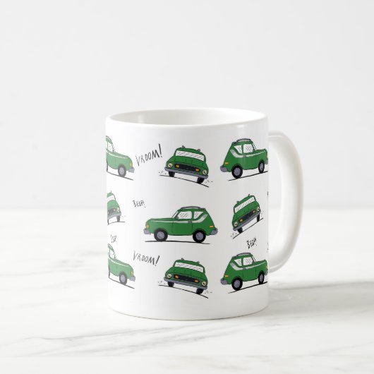 Grüne Gremlin Tasse (VorderseiteRechts)