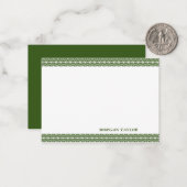 Grüne Grenzen Personalisierte Mitteilungskarten (Vorderseite/Rückseite Beispiel)