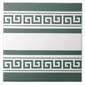 Grüne griechische Keramik Fliese (Vorderseite)