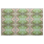 Grüne Grille auf einem Gemusterten Leaf Stoff (Fat Quarter (45,7 x 55,9 cm))