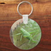 Grüne Grille auf einem linken Schlüsselanhänger (Vorderseite)