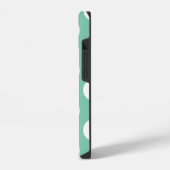 Grüne große Punkte iPhone 7+ Hülle (Linke Seite)