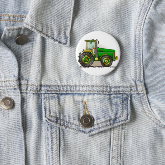 Grüne große Traktor-Buttone Button (Beispiel)