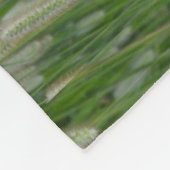 Grüne Großsaaten Fleecedecke (Ecke)