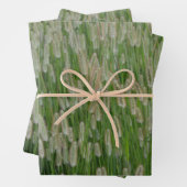 Grüne Großsaaten Geschenkpapier Set (Beispiel)