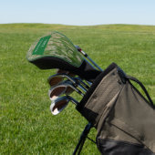 Grüne Großsaaten Golf Headcover (In SItu)