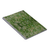 Grüne Großsaaten Notizblock (Rechte Seite)