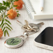 Grüne Großsaaten Schlüsselanhänger (Seite)