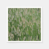 Grüne Großsaaten Serviette (Vorderseite)