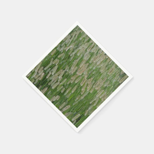 Grüne Großsaaten Serviette (Ecke)