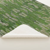 Grüne Großsaaten Sherpadecke (3/4)