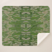 Grüne Großsaaten Sherpadecke (Vorderseite (Horizontal))