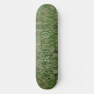 Grüne Großsaaten Skateboard