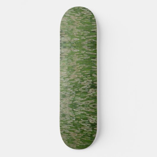 Grüne Großsaaten Skateboard (Vorderseite)