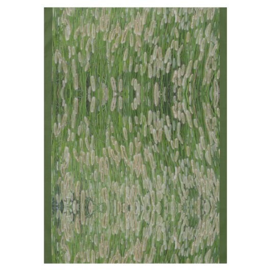 Grüne Großsaaten Tischdecke (Vorderseite)