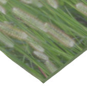 Grüne Großsaaten Tischdecke (Schrägansicht)